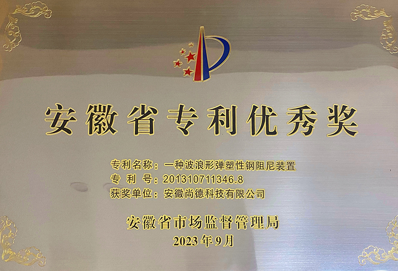 安徽省專(zhuān)利優(yōu)秀獎(jiǎng)